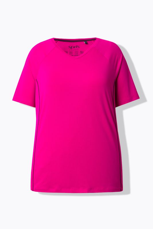 Piping Accent Functional UVP 50+ Stretch Knit Top