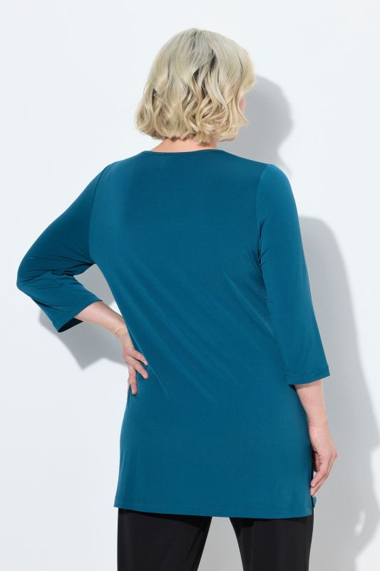 Matte Jersey Round Neck Tunic