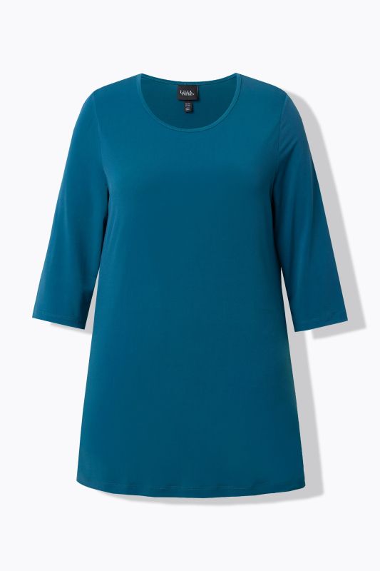 Matte Jersey Round Neck Tunic