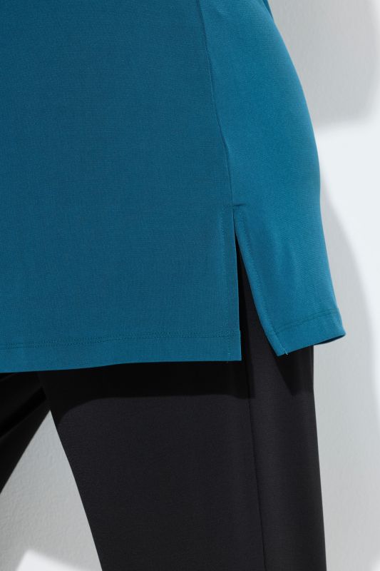 Matte Jersey Round Neck Tunic