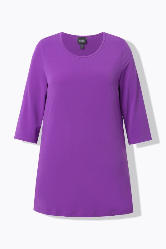 Matte Jersey Round Neck Tunic