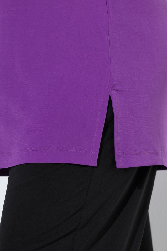 Matte Jersey Round Neck Tunic