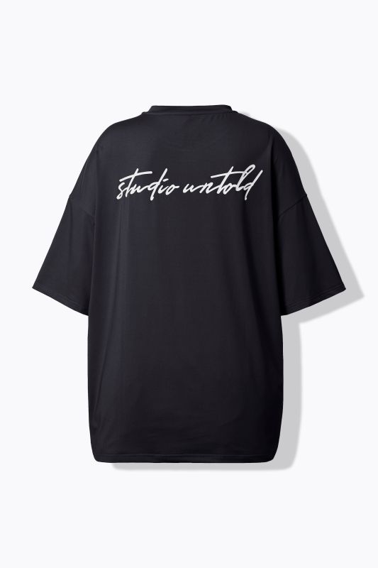 Oversized Shirt mit Schrift hinten