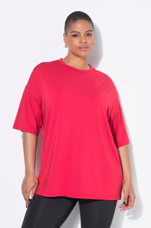 Oversized Shirt mit Schrift hinten