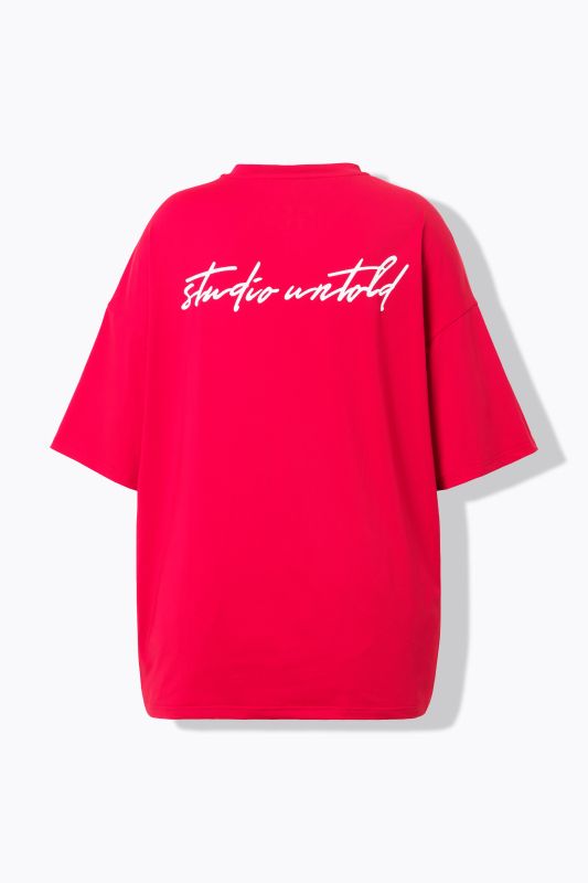 Oversized Shirt mit Schrift hinten