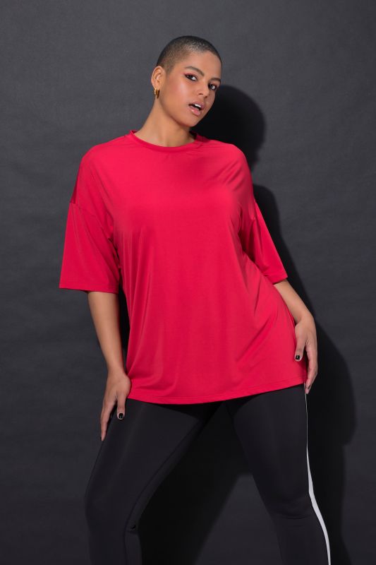 Oversized Shirt mit Schrift hinten