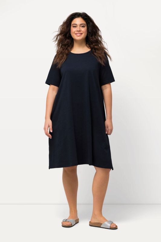 Short Sleeve Jersey Midi Dress