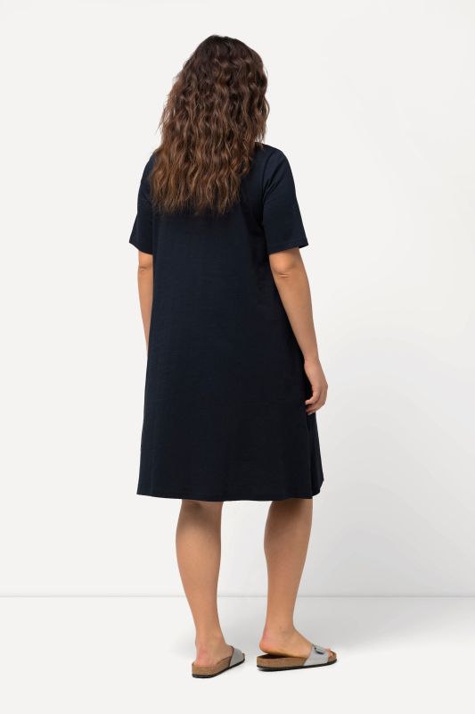 Short Sleeve Jersey Midi Dress