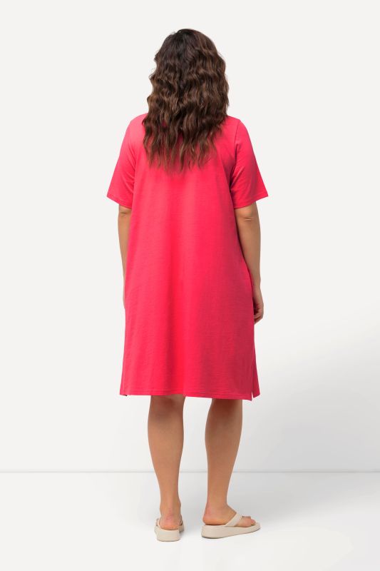 Short Sleeve Jersey Midi Dress