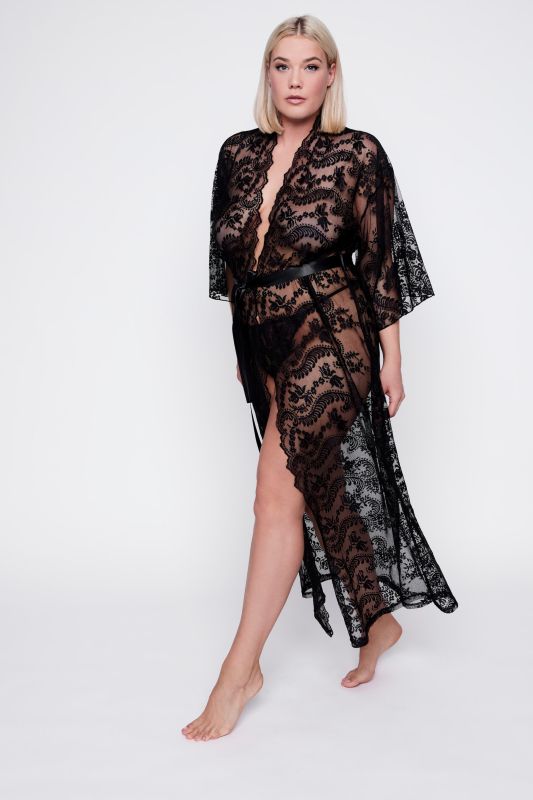 Sheer Lace Robe