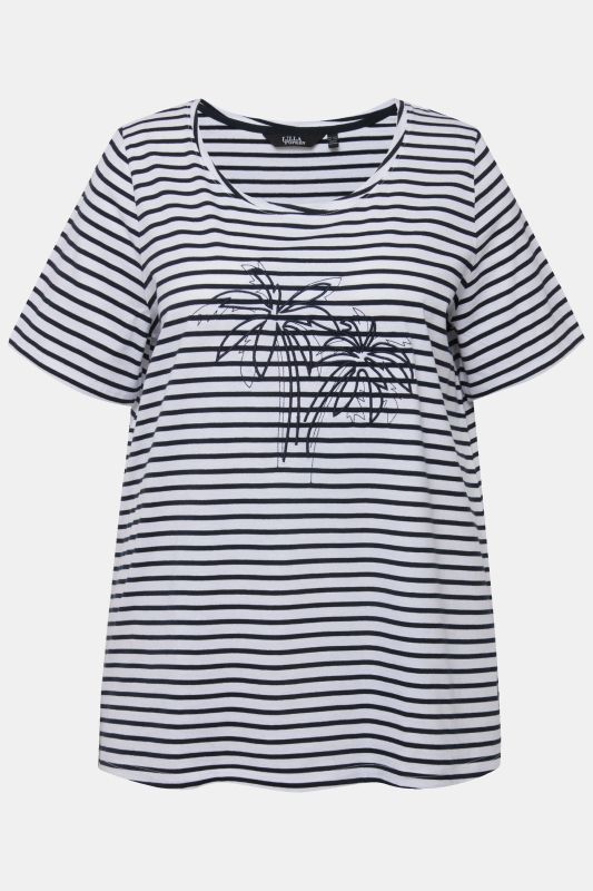 Palm Tree Embroidered Tee
