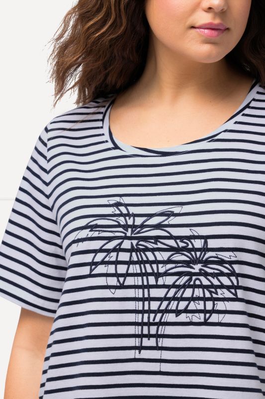 Palm Tree Embroidered Tee