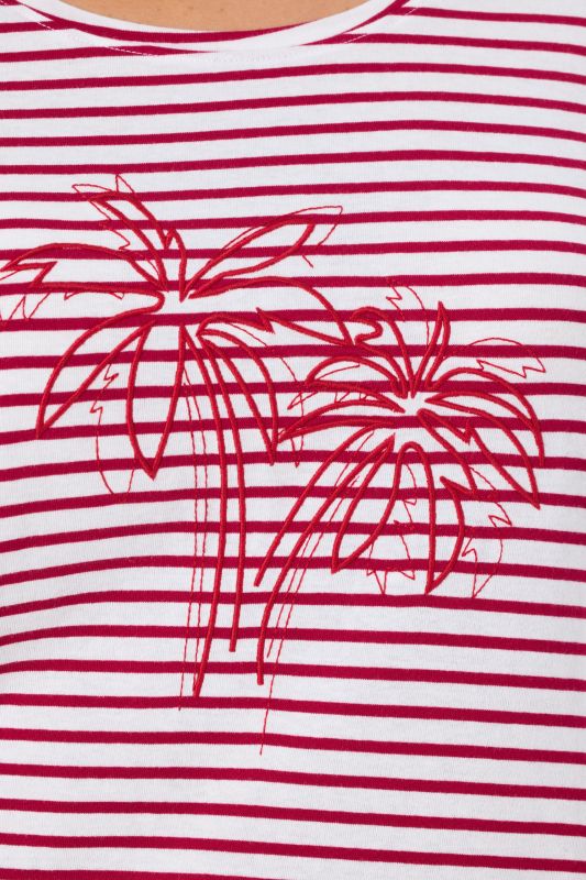 Palm Tree Embroidered Tee