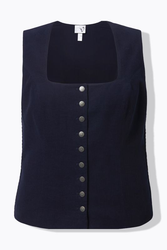Corduroy Bodice Blouse