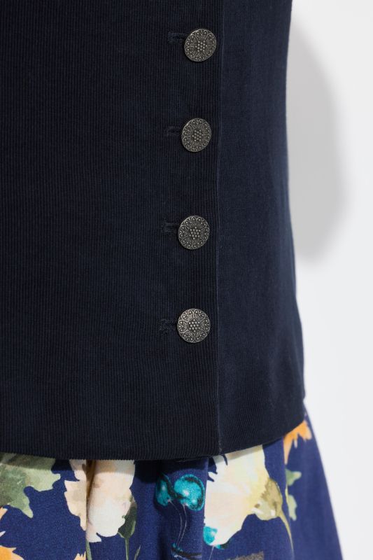 Corduroy Bodice Blouse