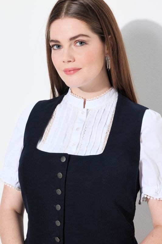 Corduroy Bodice Blouse