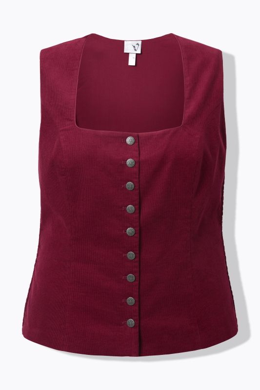 Corduroy Bodice Blouse