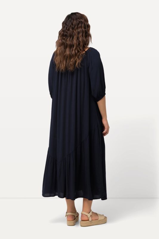 Textured Flounce Dress