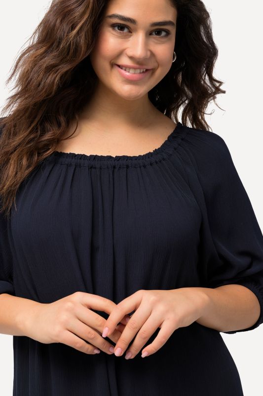 Textured Flounce Dress