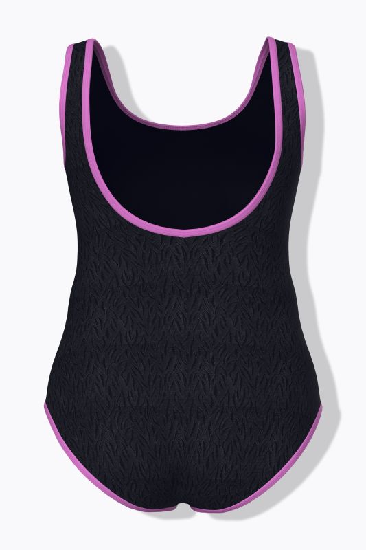 Color Pop Piping One Piece Swimsuit