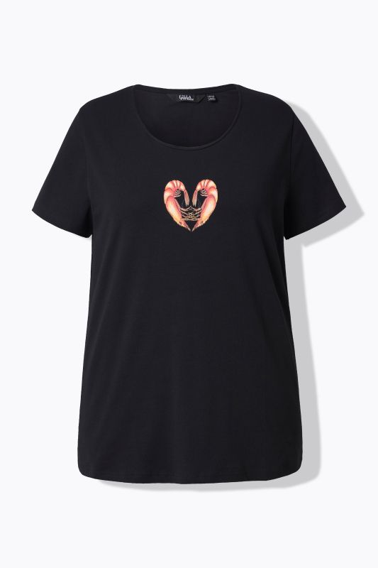 Shrimp Heart Short Sleeve Graphic Tee