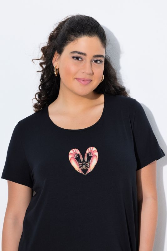 Shrimp Heart Short Sleeve Graphic Tee