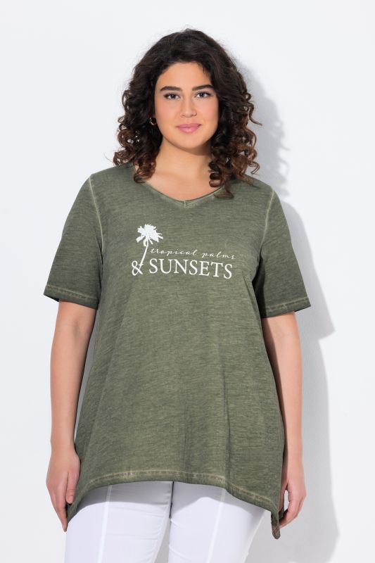 Sunset Lettering Short Sleeve Graphic Tee