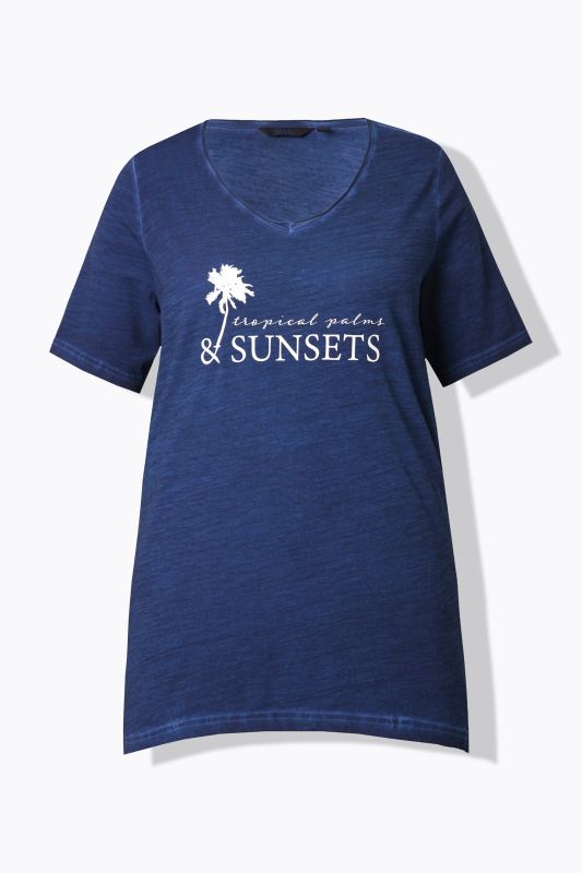 Sunset Lettering Short Sleeve Graphic Tee