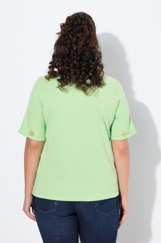 Paradise Sequined Tie Hem Graphic Tee