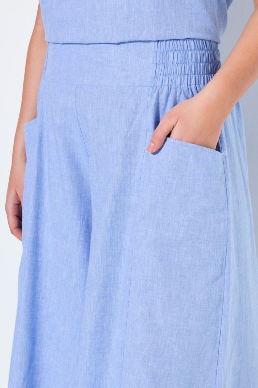 Eco Cotton Wide Leg Culottes