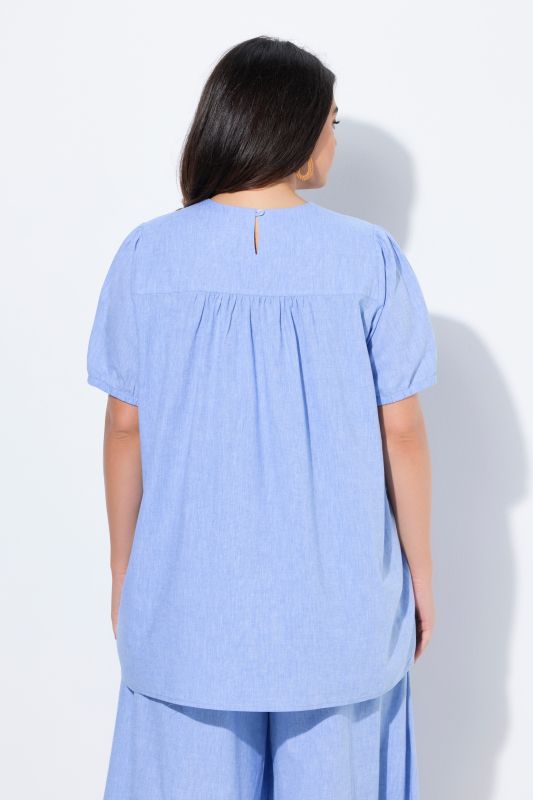Eco Cotton Short Sleeve A-Line Tunic