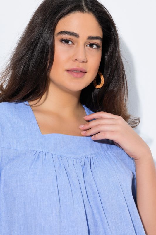 Eco Cotton Short Sleeve A-Line Tunic