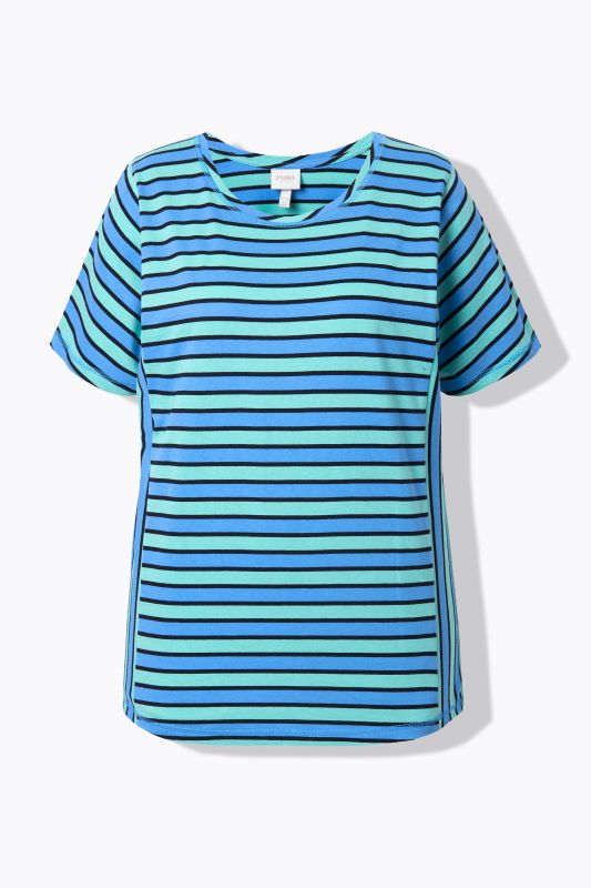 Eco Cotton Mixed Stripe Short Sleeve Tee