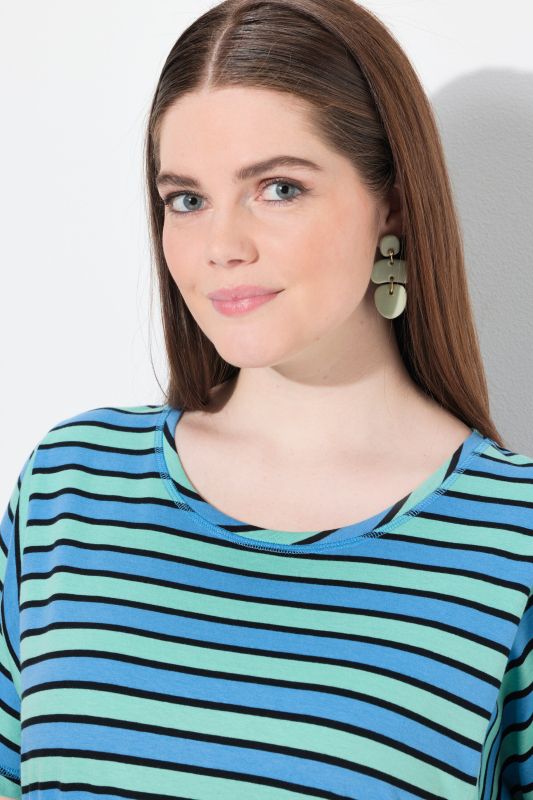 Eco Cotton Mixed Stripe Short Sleeve Tee
