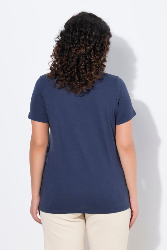 Eco Cotton Sunflower Embroidered Short Sleeve Tee