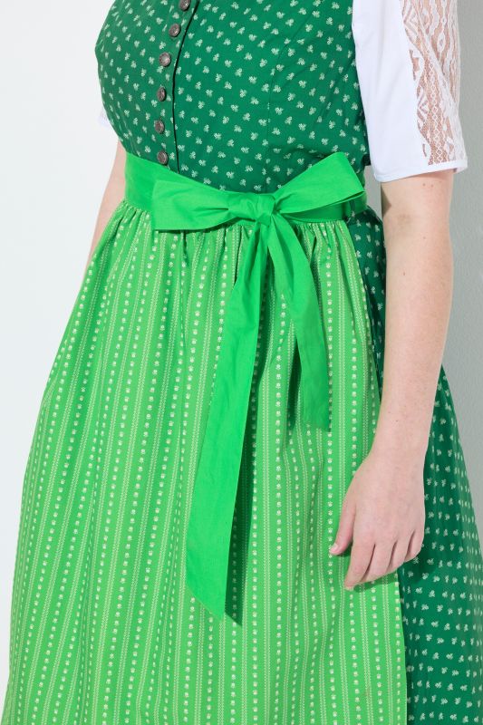 Рокля тип Dirndl със ситен принт
