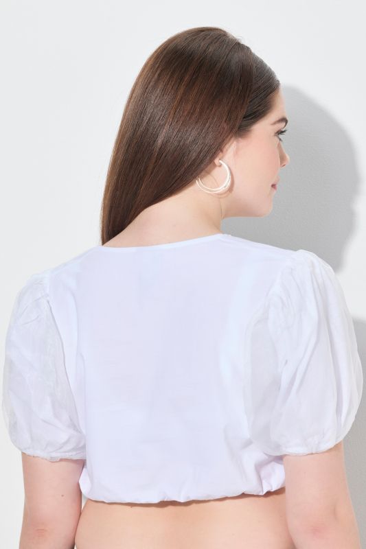 Puff Sleeve Dirndl Blouse