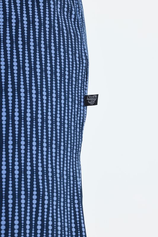 Dot Stripe Short Sleeve Nightgown