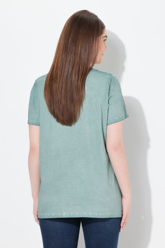 Cold Dyed Short Sleeve Graphic Tee