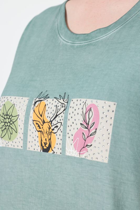 Cold Dyed Short Sleeve Graphic Tee