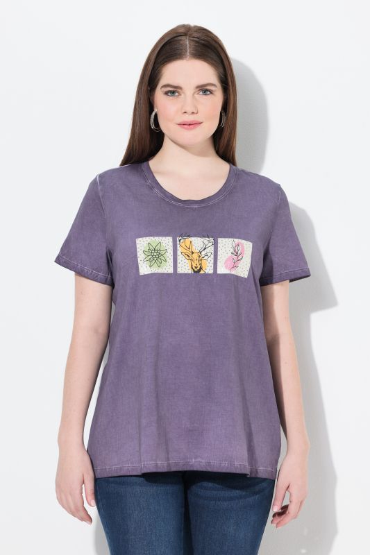Cold Dyed Short Sleeve Graphic Tee