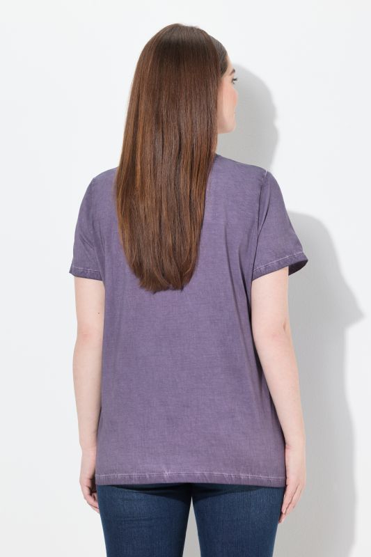 Cold Dyed Short Sleeve Graphic Tee