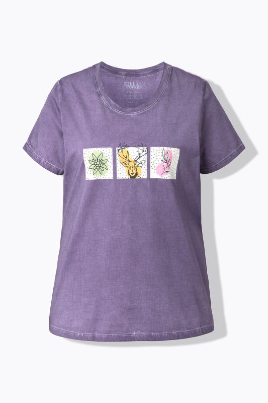 Cold Dyed Short Sleeve Graphic Tee