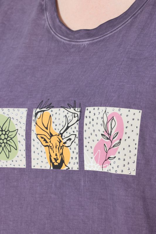 Cold Dyed Short Sleeve Graphic Tee