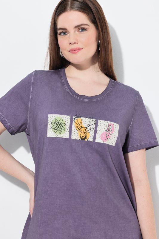 Cold Dyed Short Sleeve Graphic Tee