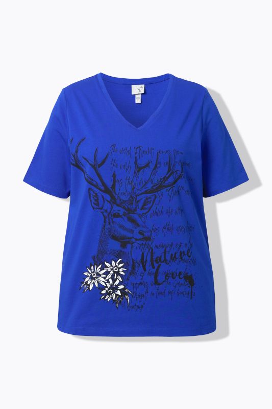 Nature Love Short Sleeve V-Neck Tee