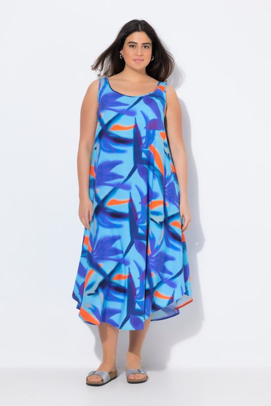Bird of Paradise Sleeveless A-Line Dress