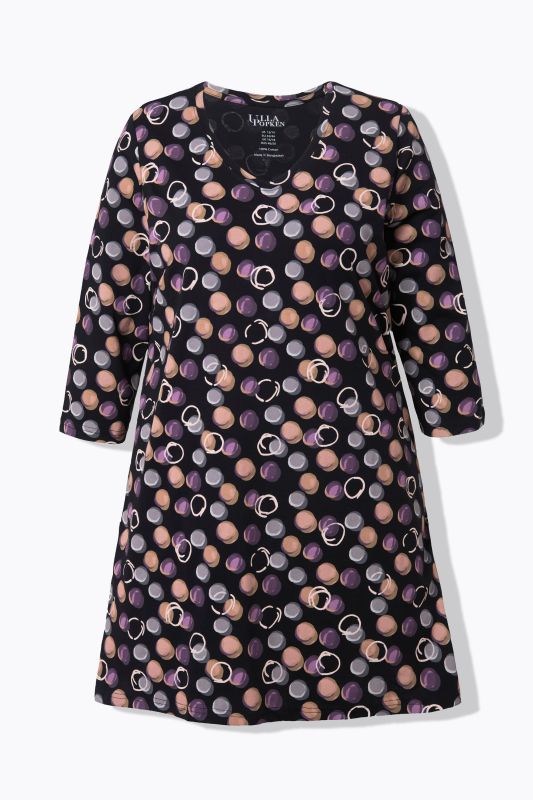 Polka Dot Empire Knit A-Line Tunic