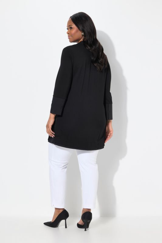 Goblet Collar 3/4 Sleeve Tunic