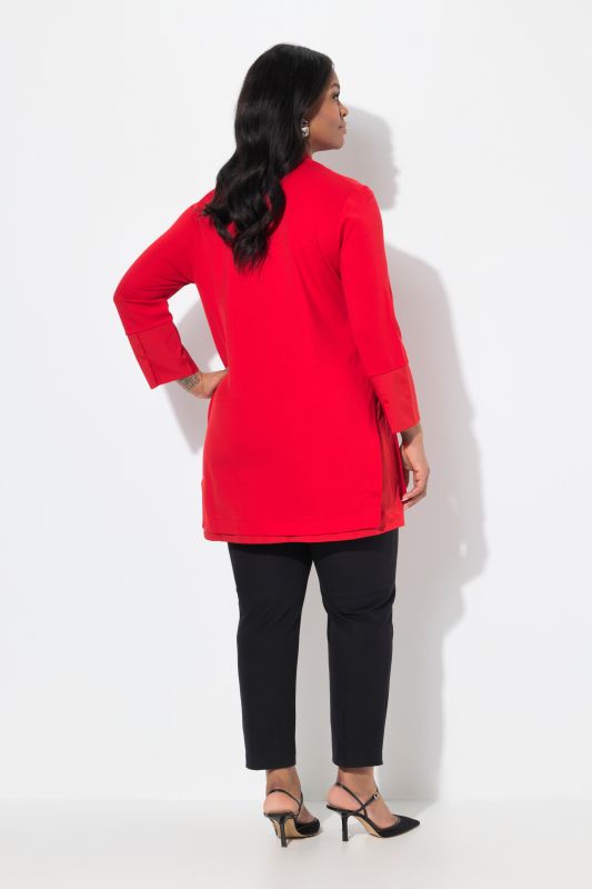 Goblet Collar 3/4 Sleeve Tunic